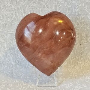 Pink Septarian Heart